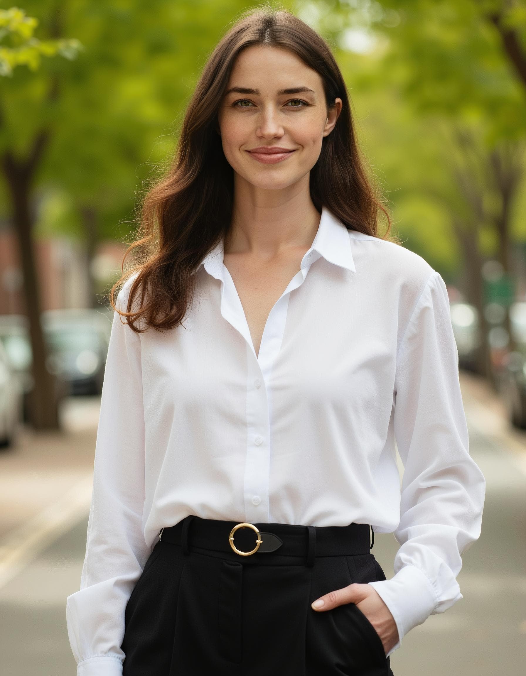 Corporate headshot style